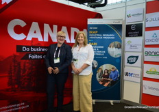 The Government of Canada promotes various companies at GreenTech. Birgit Nielson and Tamara Kononoff